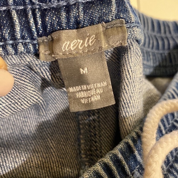 Aerie Denim Cutoff Patchwork Shorts - Picture 5 of 5